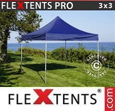 Quick-up telt FleXtents Pro 3x3m Mørk blå