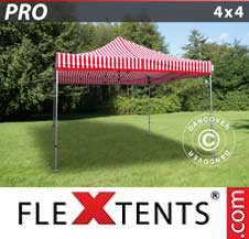 Quick-up telt FleXtents Pro 4x4m stripet