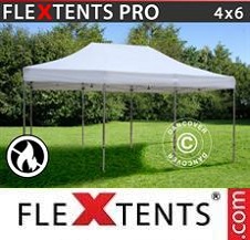Quick-up telt FleXtents Pro 4x6m Hvit, Flammehemmende