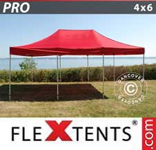 Quick-up telt FleXtents Pro 4x6m Rød