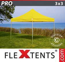 Quick-up telt FleXtents Pro 3x3m Gul