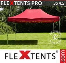 Quick-up telt FleXtents Pro 3x4,5m Rød