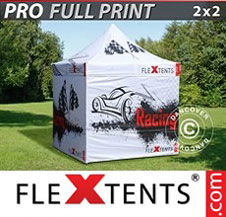 Quick-up telt FleXtents Pro 2x2m, inkl. 4 sider