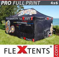 Quick-up telt FleXtents Pro 4x6m, inkl. 4 sider
