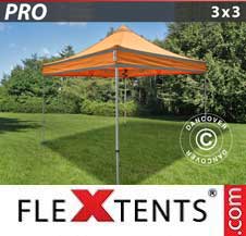 Quick-up telt FleXtents Pro 3x3m Oransje reflekterende