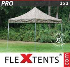 Quick-up telt FleXtents Pro 3x3m Kamuflasje