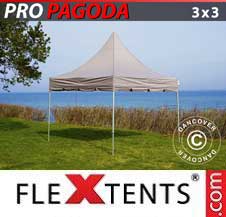 Quick-up telt FleXtents Pro 3x3m Latte