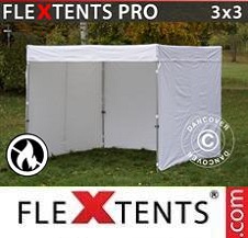 Quick-up telt FleXtents Pro 3x3m, hvit,...