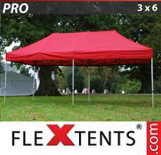 Quick-up telt FleXtents Pro 3x6m Rød