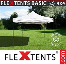 Quick-up telt FleXtents Basic 4x4m Hvit