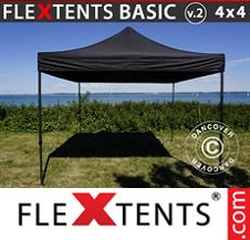 Quick-up telt FleXtents Basic 4x4m Svart