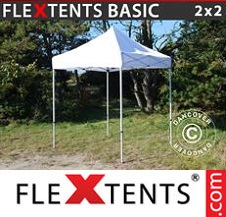 Quick-up telt FleXtents Basic 2x2m Hvit