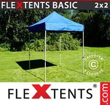 Quick-up telt FleXtents Basic 2x2m Blå