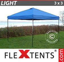 Quick-up telt FleXtents Light 3x3m Blå