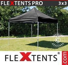 Quick-up telt FleXtents Pro 3x3m Svart