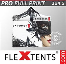Quick-up telt FleXtents Pro 3x4,5m, inkl. 4 sider