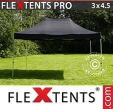 Quick-up telt FleXtents Pro 3x4,5m Svart