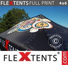 Quick-up telt FleXtents PRO med full digital utskrift 4x6m