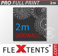 Quick-up telt FleXtents PRO med full digital utskrift 2m