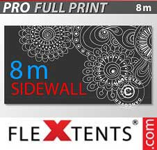 Quick-up telt FleXtents PRO med full digital utskrift 8m