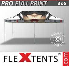 Quick-up telt FleXtents PRO med full digital utskrift 3x6m