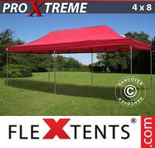 Quick-up telt FleXtents pro Xtreme 4x8m Rød