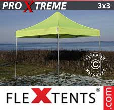 Quick-up telt FleXtents pro Xtreme 3x3m Neongul/Grønn