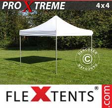 Quick-up telt FleXtents pro Xtreme 4x4m Hvit