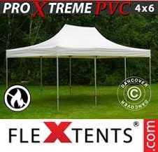 Quick-up telt FleXtents pro Xtreme 4x6m, Hvit
